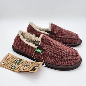 SANUK Snowfox Chill Women's Slip On Shoes Slippers Size 6 NEW